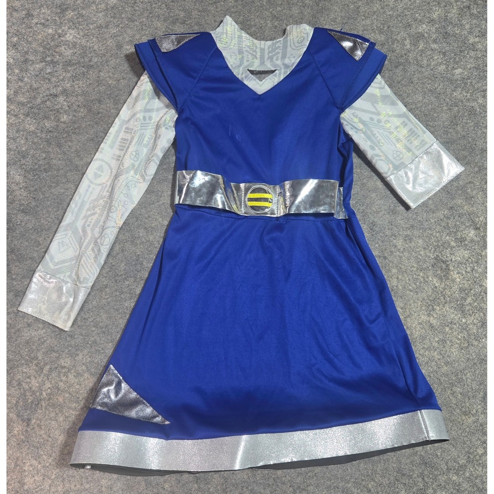 Disney Zombies 3 A-spen Costume Dress Blue Silver Girls Size Large 10-12